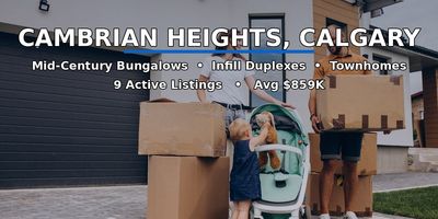 Living in Cambrian Heights, Calgary: Homes, Condos & Townhomes for Sale