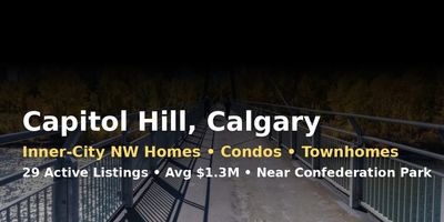 Living in Capitol Hill, Calgary: Homes, Condos & Townhomes for Sale