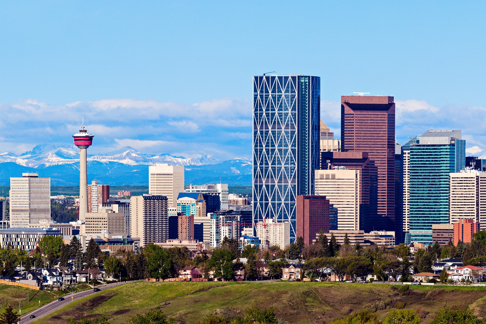 Calgary downtown skyline at dusk, the market context sellers should study before pricing their home