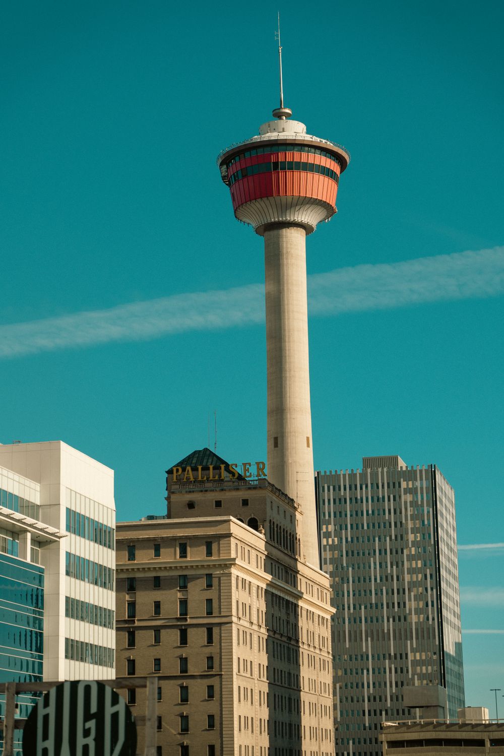Calgary Tower in downtown Calgary